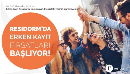 Residorm’da Erken Kayıtlar Başlıyor!