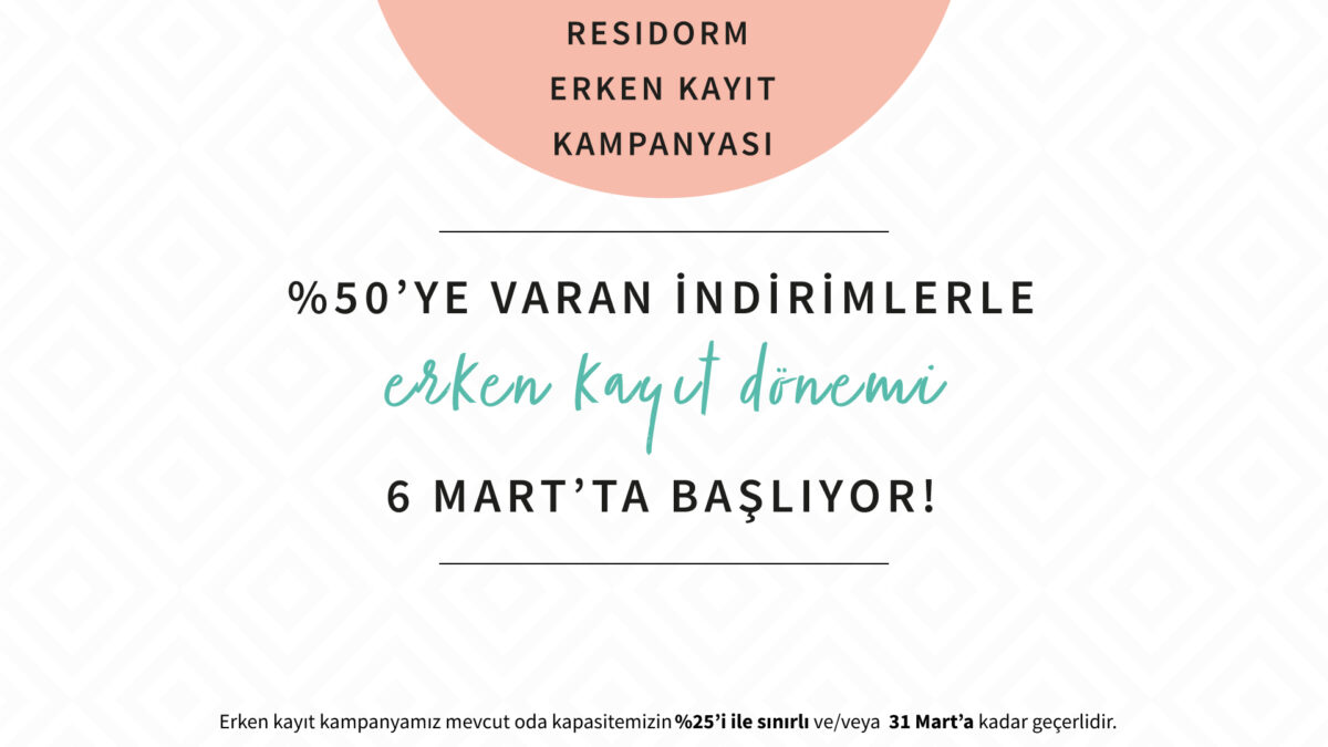 2023-2024 Erken Kayıt Kampanyası 6 Mart’ta Başlıyor